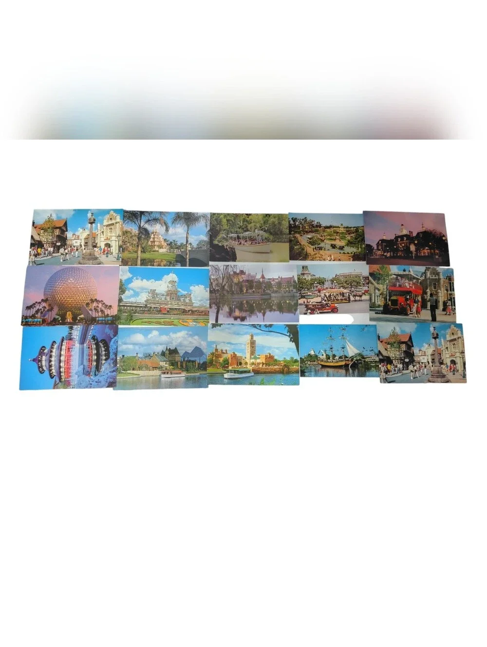 Disneyland Disneyworld Epcot Vintage Postcard Lot Of‎ 15 50s 80s Nostalgia